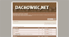 Desktop Screenshot of dachowiec.net